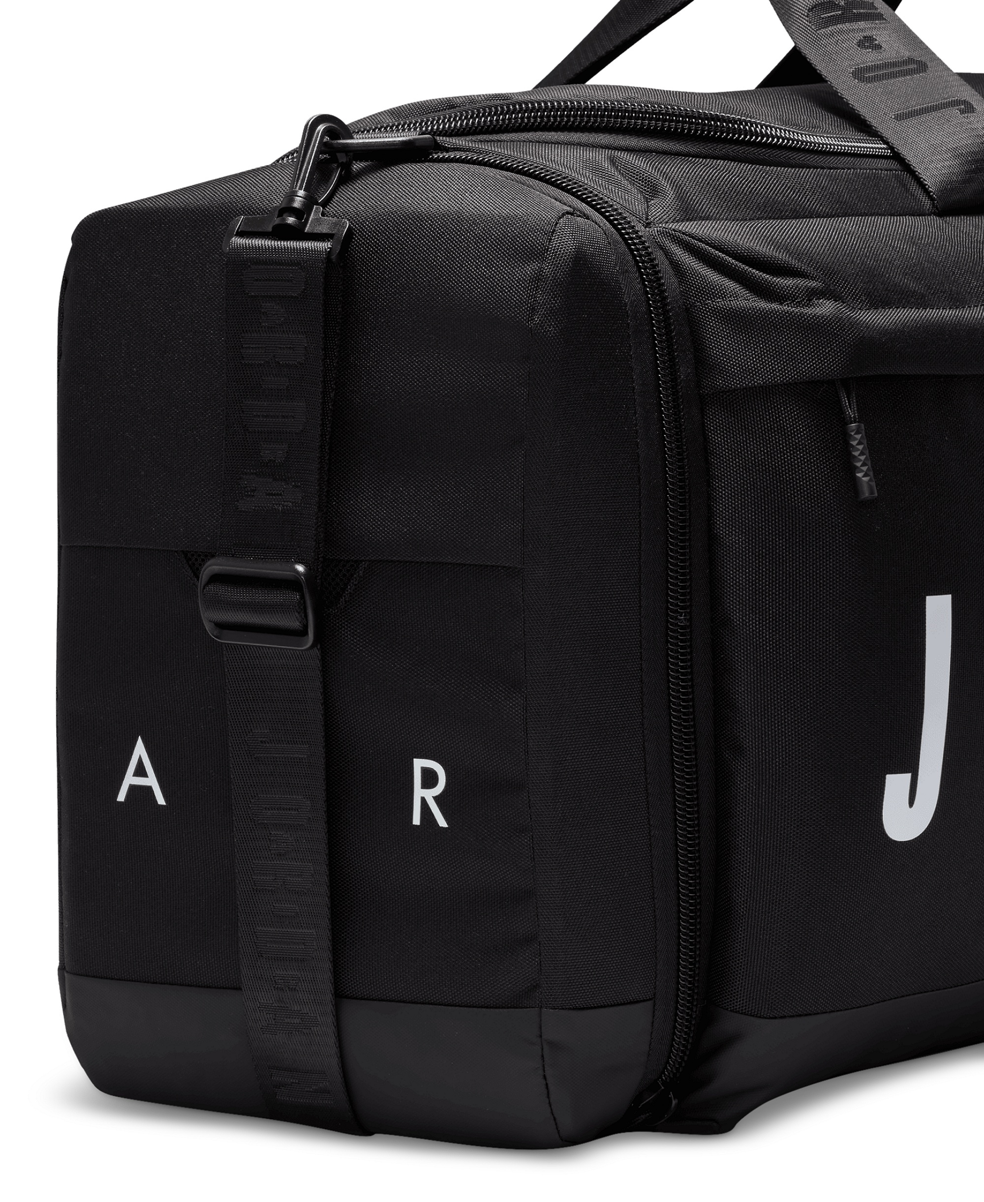 Jordan Large Logo Duffel Bag - Black/Gym Red/White