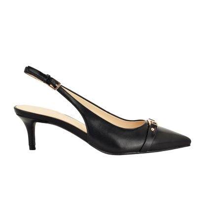 Tommy Hilfiger Women's Totale Kitten Heel Slingback Dress Pumps - Black