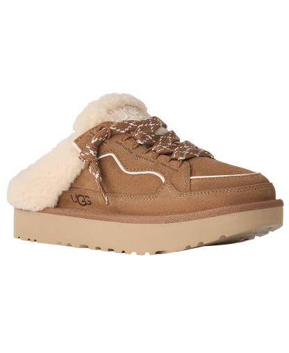 UGG® Women's Lowmel Round Toe Mule Clogs - Chestnut
