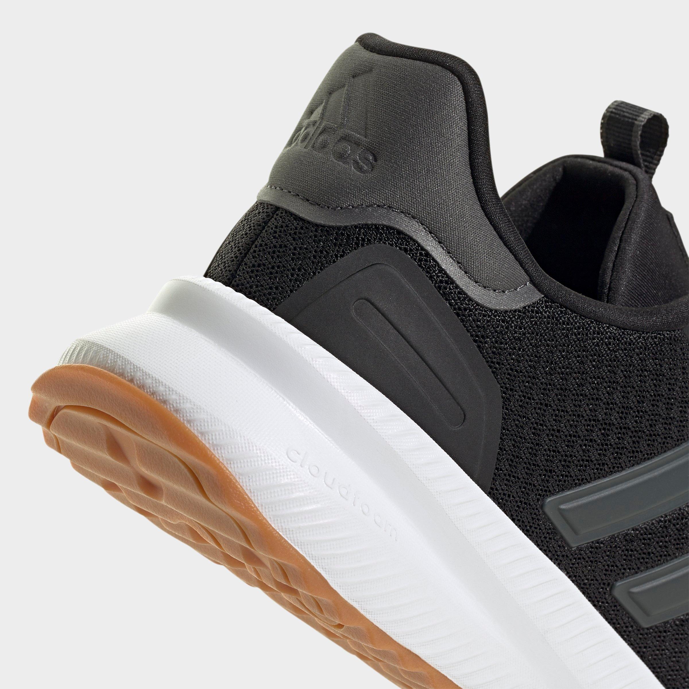 Men's adidas X_PLR Path Casual Shoes (Wide Width) - Core Black/Grey/Gum - Detail shot