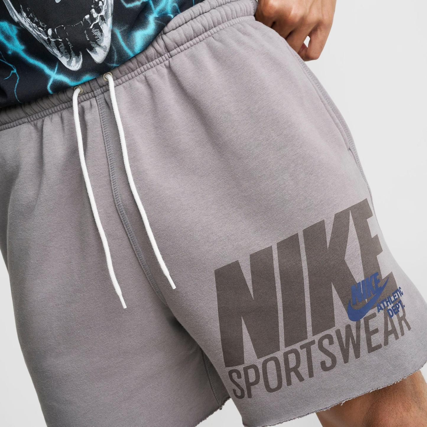 Men's Nithtke Sportswear Club Athletic Dept. Fleece Shorts - Pencil Point/Midnight Navy