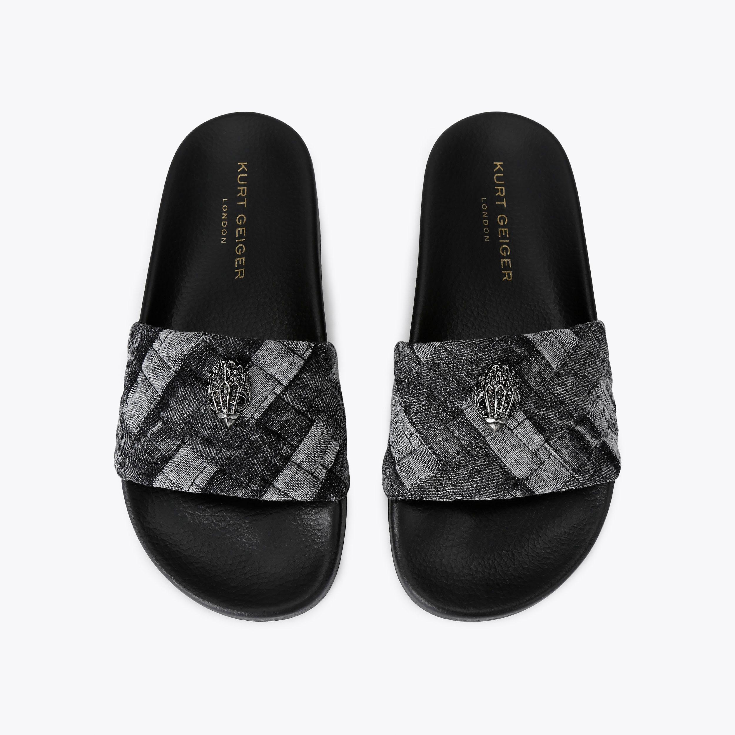 Kurt Geiger London Meena Eagle Slide - Black - view 3