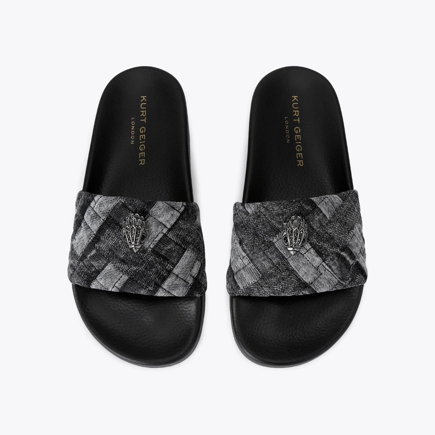 Kurt Geiger London Meena Eagle Slide - Black - view 3