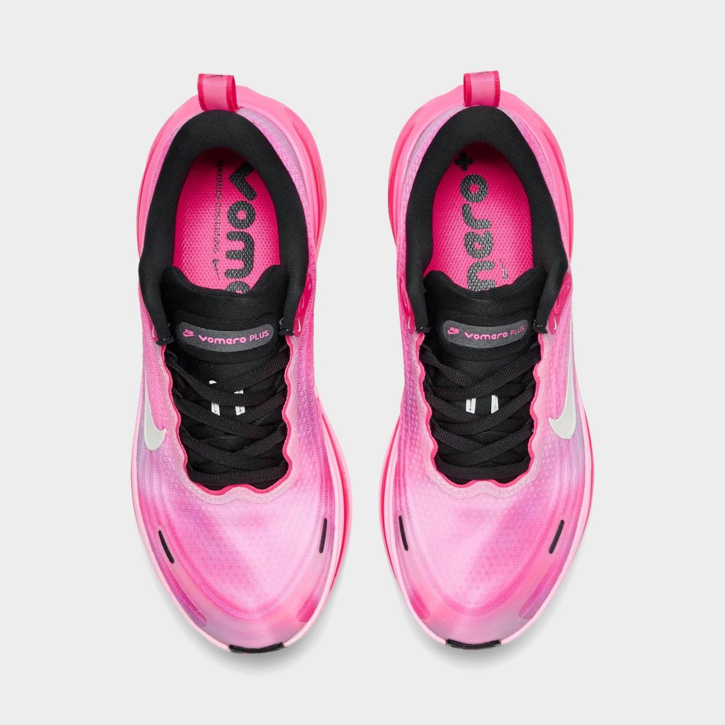 Women's Nike Vomero Plus Running Shoes - Pearl Pink/Pink Glow/Hyper Pink/Summit White