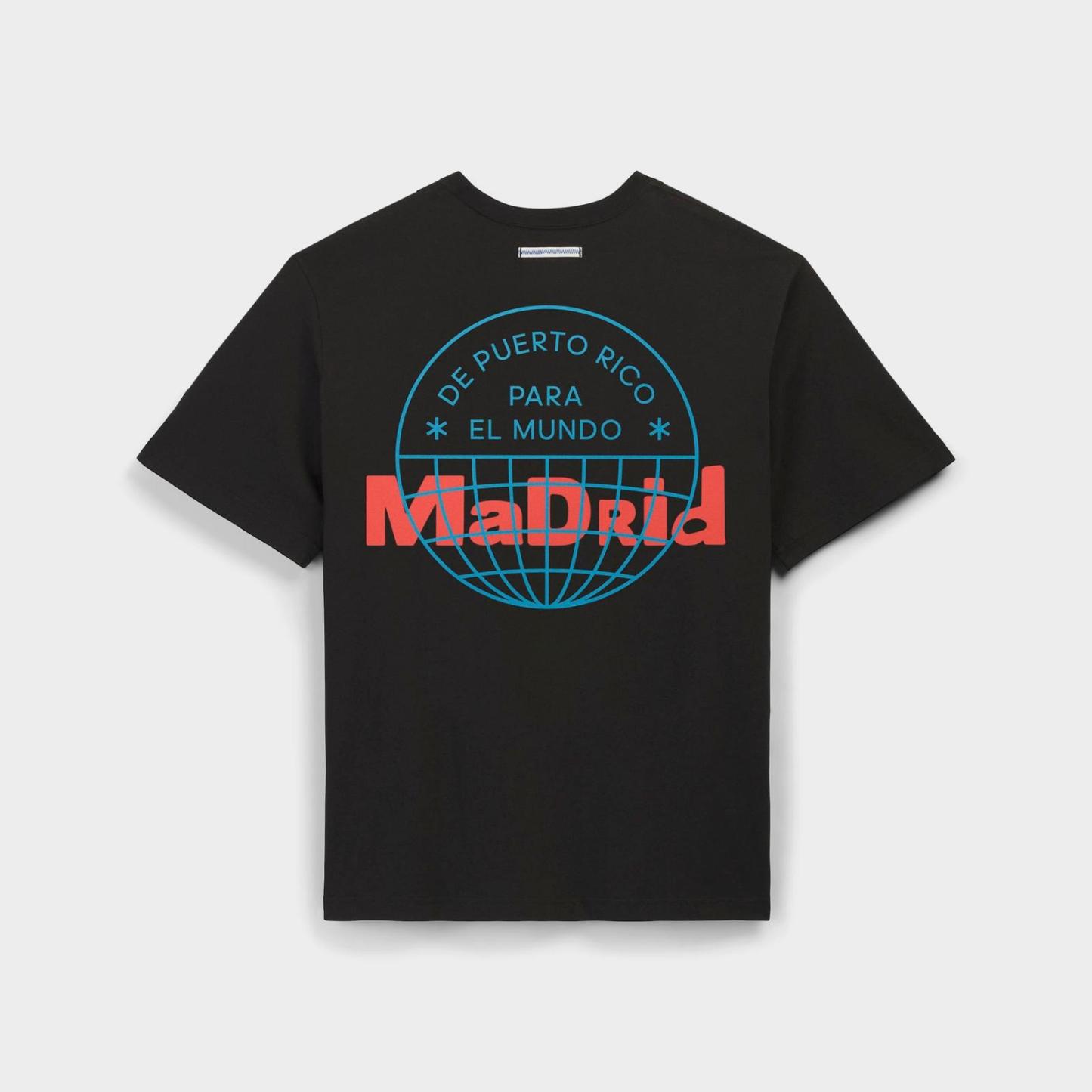 adidas Originals x Bad Bunny DTmF Madrid Graphic Oversized Heavyweight T-Shirt - Black - view 2