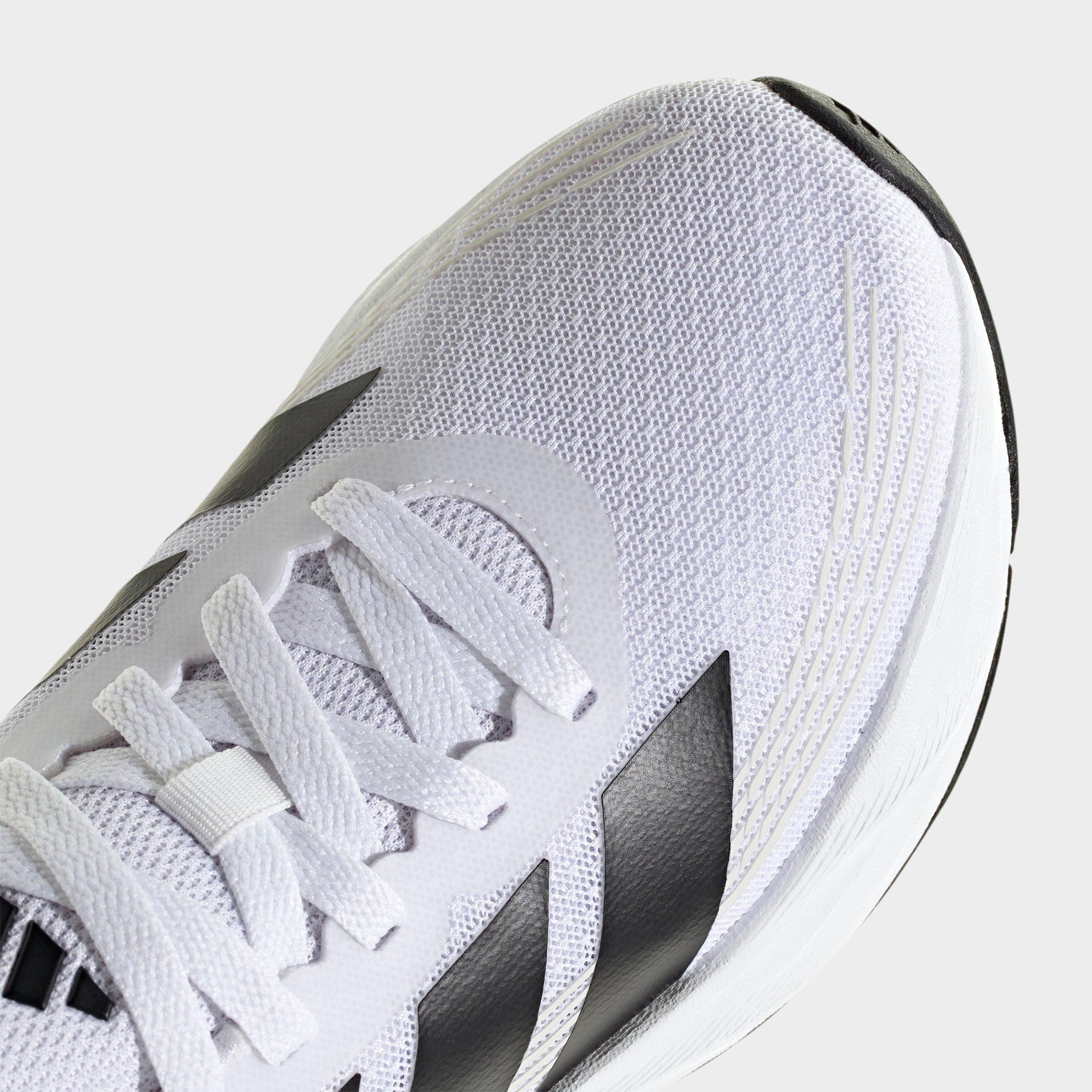 Big Kids' adidas Galaxy 8 Running Shoes - Cloud White/Core Black/Dash Grey - Detail shot