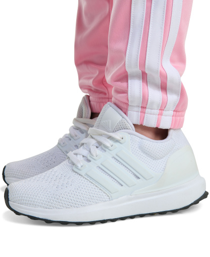 adidas Toddler & Little Girls Tricot Long-Sleeve Essential 3-Stripe Tricot Track Jacket & Pants, 2 Piece Set - Light Pink
