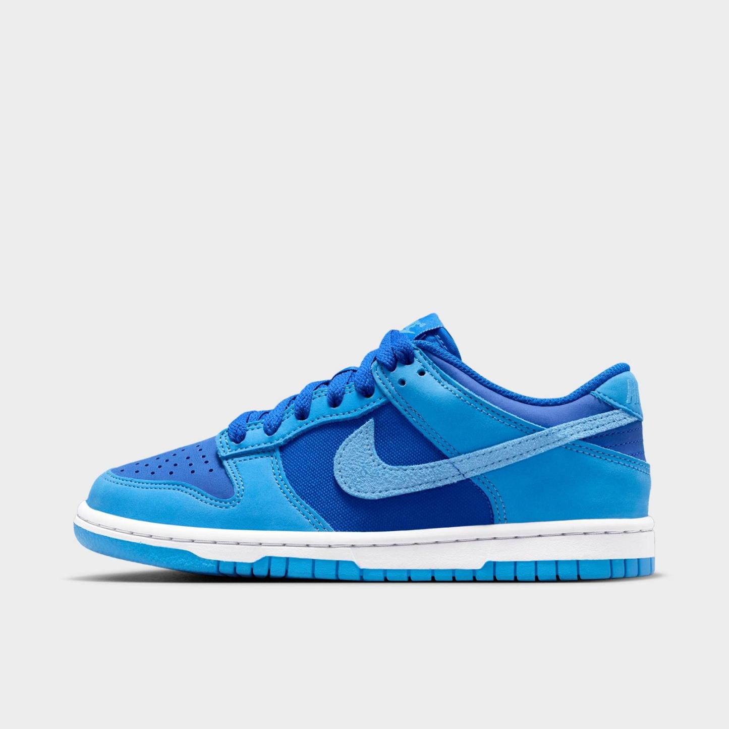 Big Kids' Nike Dunk Low Casual Shoes - Game Royal/White/University Blue