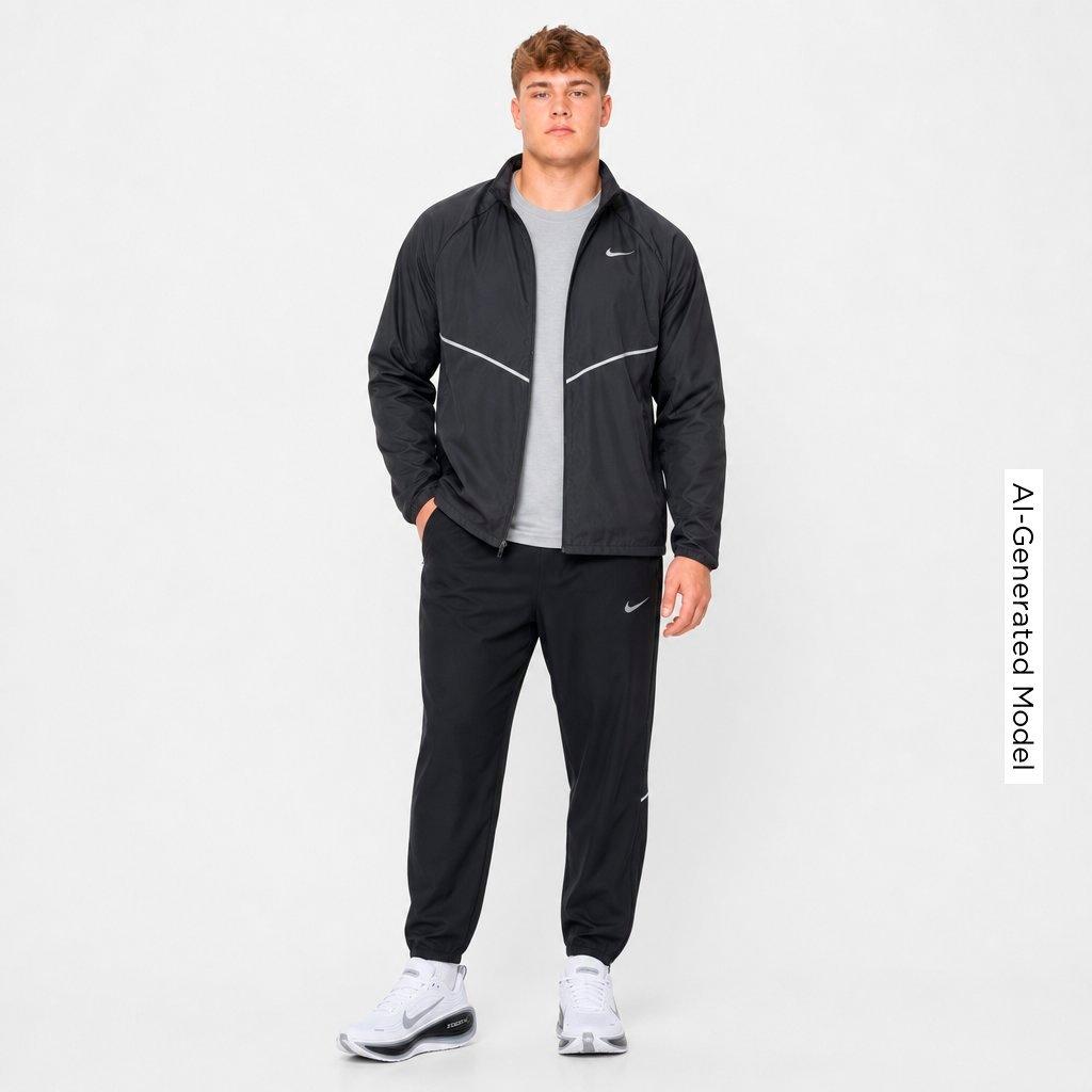 Men's Nithtke Miler Dri-FIT Woven Running Pants - Black/Black