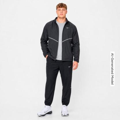 Men's Nithtke Miler Dri-FIT Woven Running Pants - Black/Black