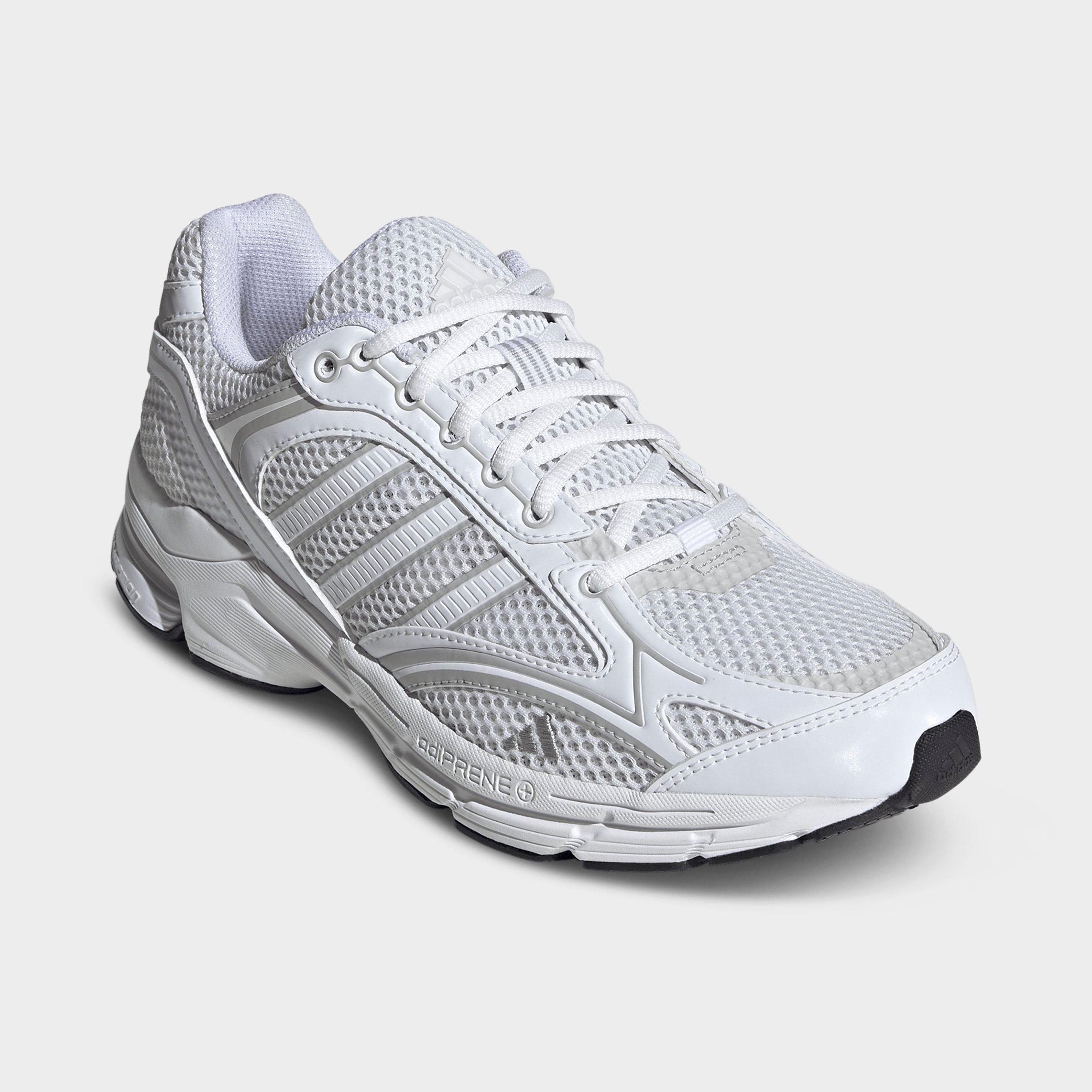 Men's adidas Spiritain 2000 Casual Shoes - Part 1 - Cloud White/Cloud White/Grey - Both shoes facing left