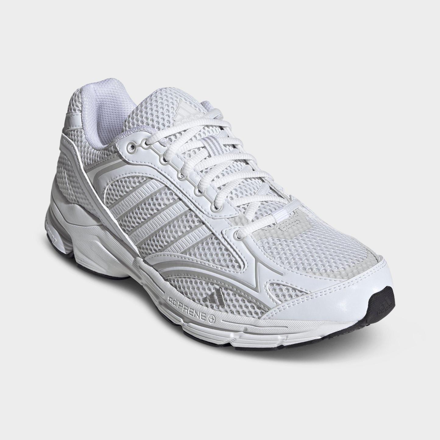 Men's adidas Spiritain 2000 Casual Shoes - Part 1 - Cloud White/Cloud White/Grey - Both shoes facing left