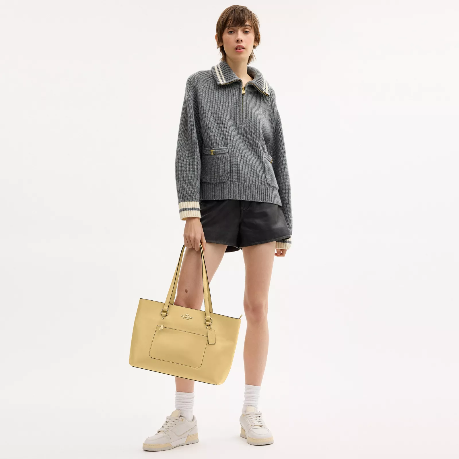 Station Tote Bag - Gold/Vanilla - view 2