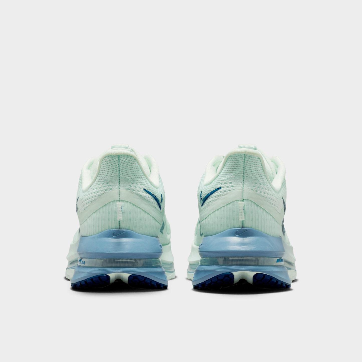 Women's Nithtke Pegasus Premium Running Shoes - Part 1 - Barely Green/Work Blue/Football Grey/Blue Void - Back view