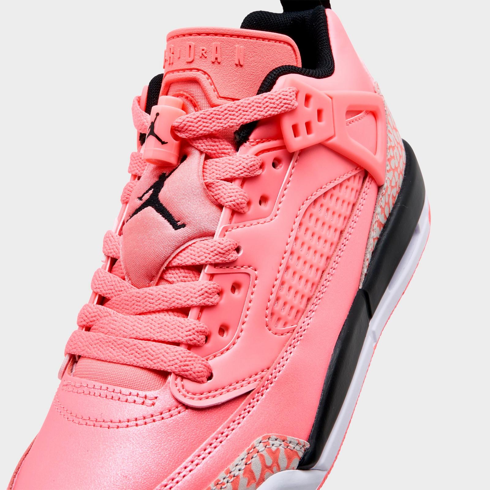 Girls' Big Kids' Jordan Spizike Low Casual Shoes - Pink Gaze/White/Black/Pink Gaze - view 3