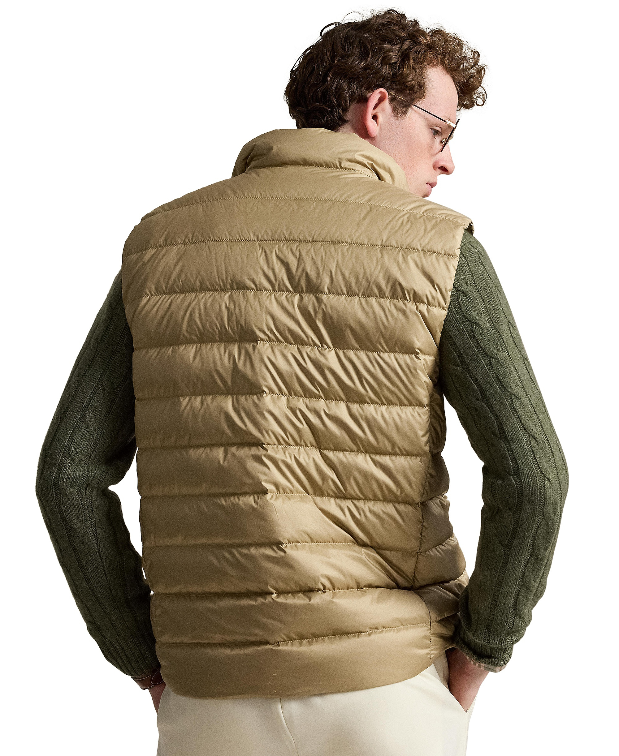 Polo Ralph Lauren Men's The Colden Packable Down Vest - RL Khaki