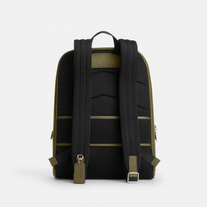 Aiden Backpack - Silver/Olive - view 5
