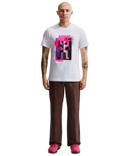 Nike Men's Futura Festival Graphic Cotton T-Shirt - White
