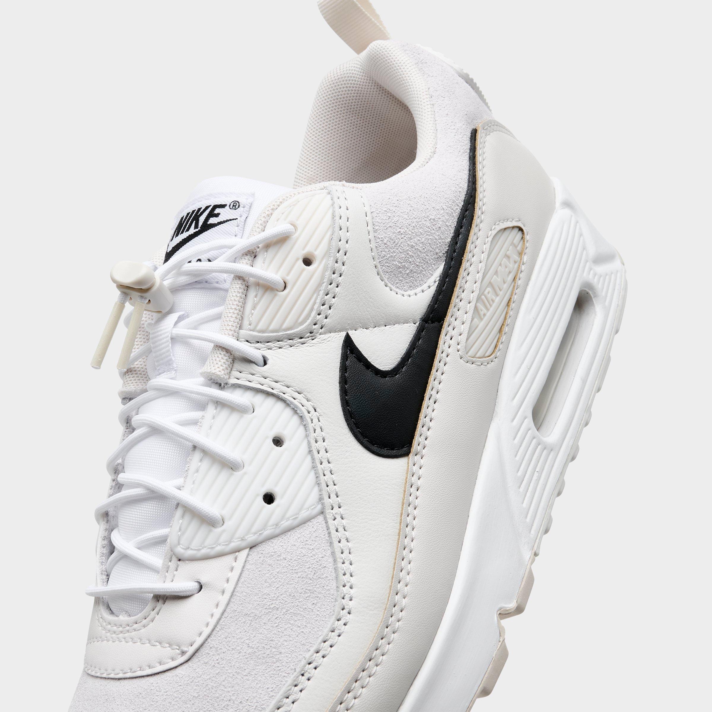 Men's Nithtke Air Max 90 Casual Shoes - Part 3 - White/Light Orewood Brown/Phantom/Black - Detail shot