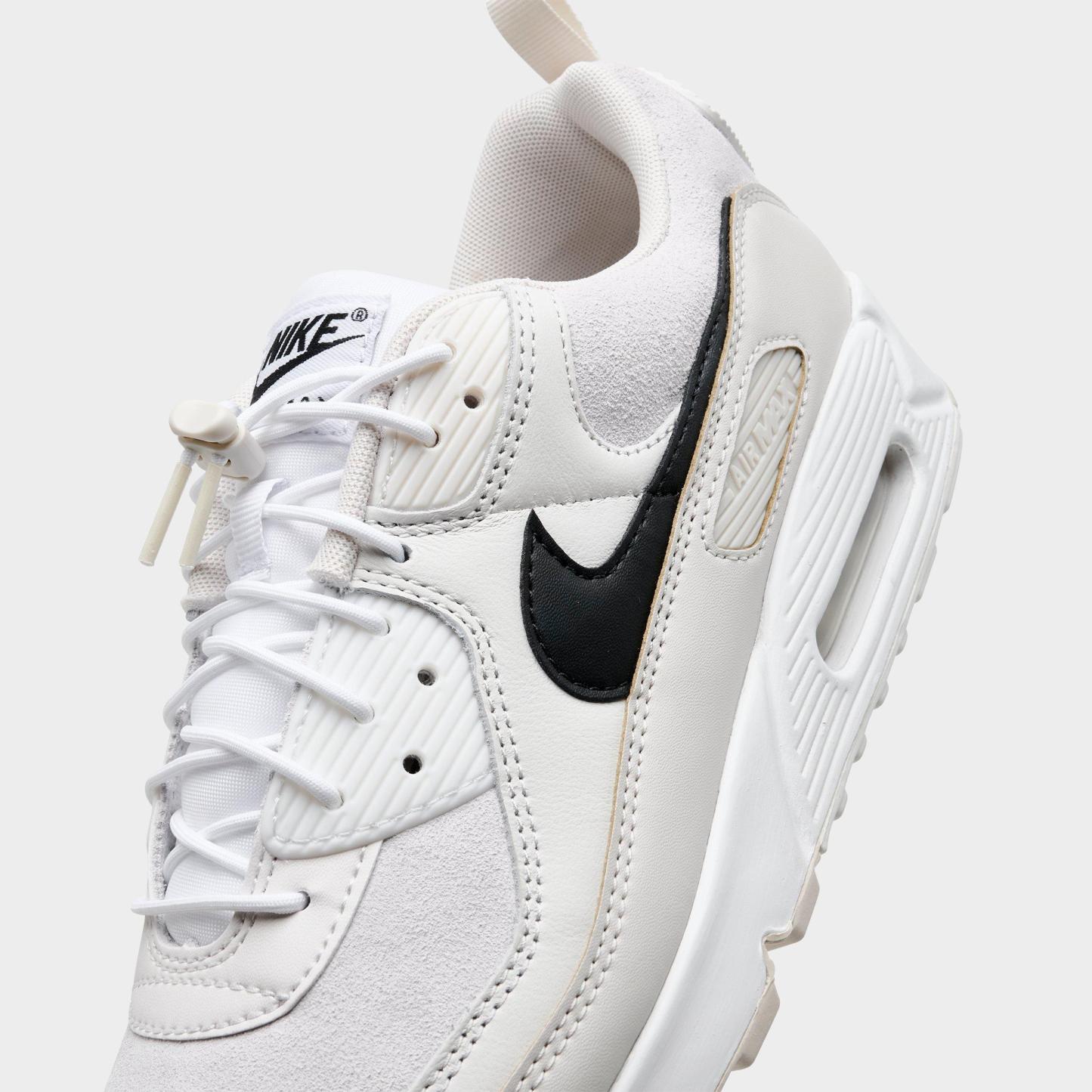 Men's Nithtke Air Max 90 Casual Shoes - Part 3 - White/Light Orewood Brown/Phantom/Black - Detail shot