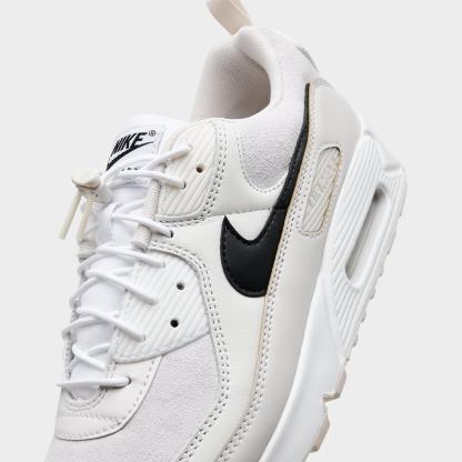 Men's Nithtke Air Max 90 Casual Shoes - Part 3 - White/Light Orewood Brown/Phantom/Black - Detail shot