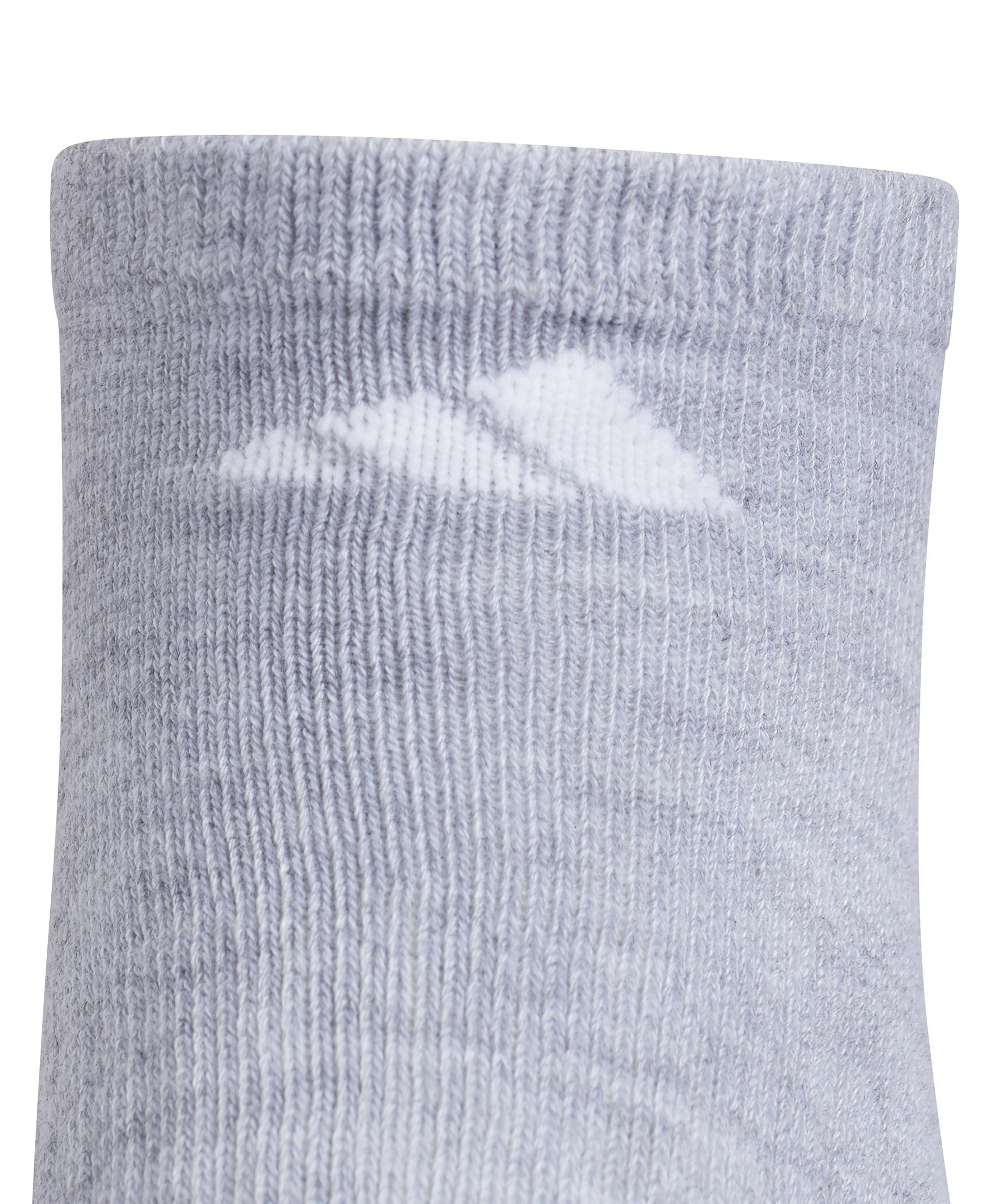 adidas Women's No Show Athletic Cushioned Socks, 6-Pack - Cool Light Heather/white