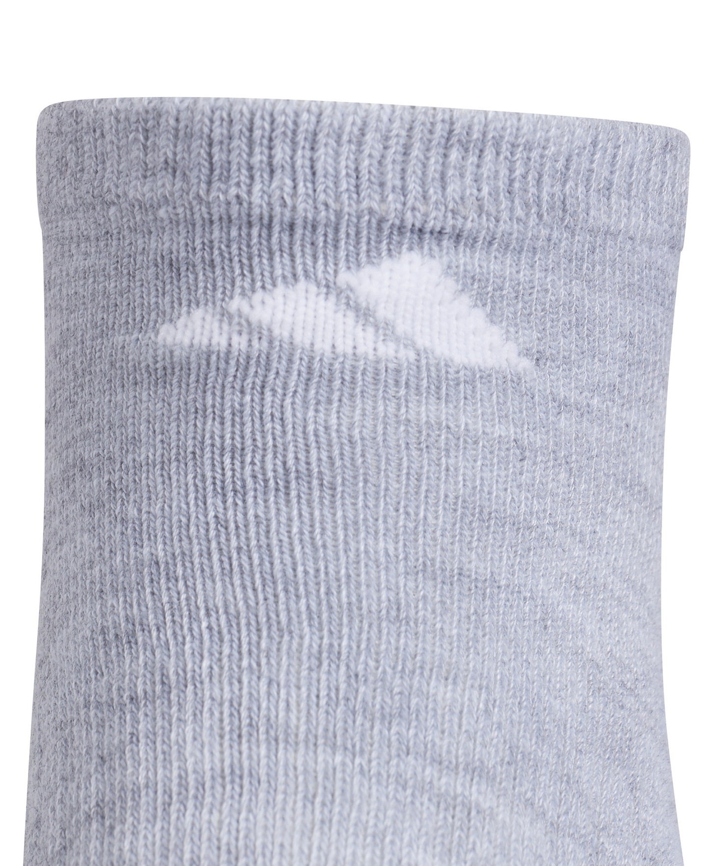 adidas Women's No Show Athletic Cushioned Socks, 6-Pack - Cool Light Heather/white