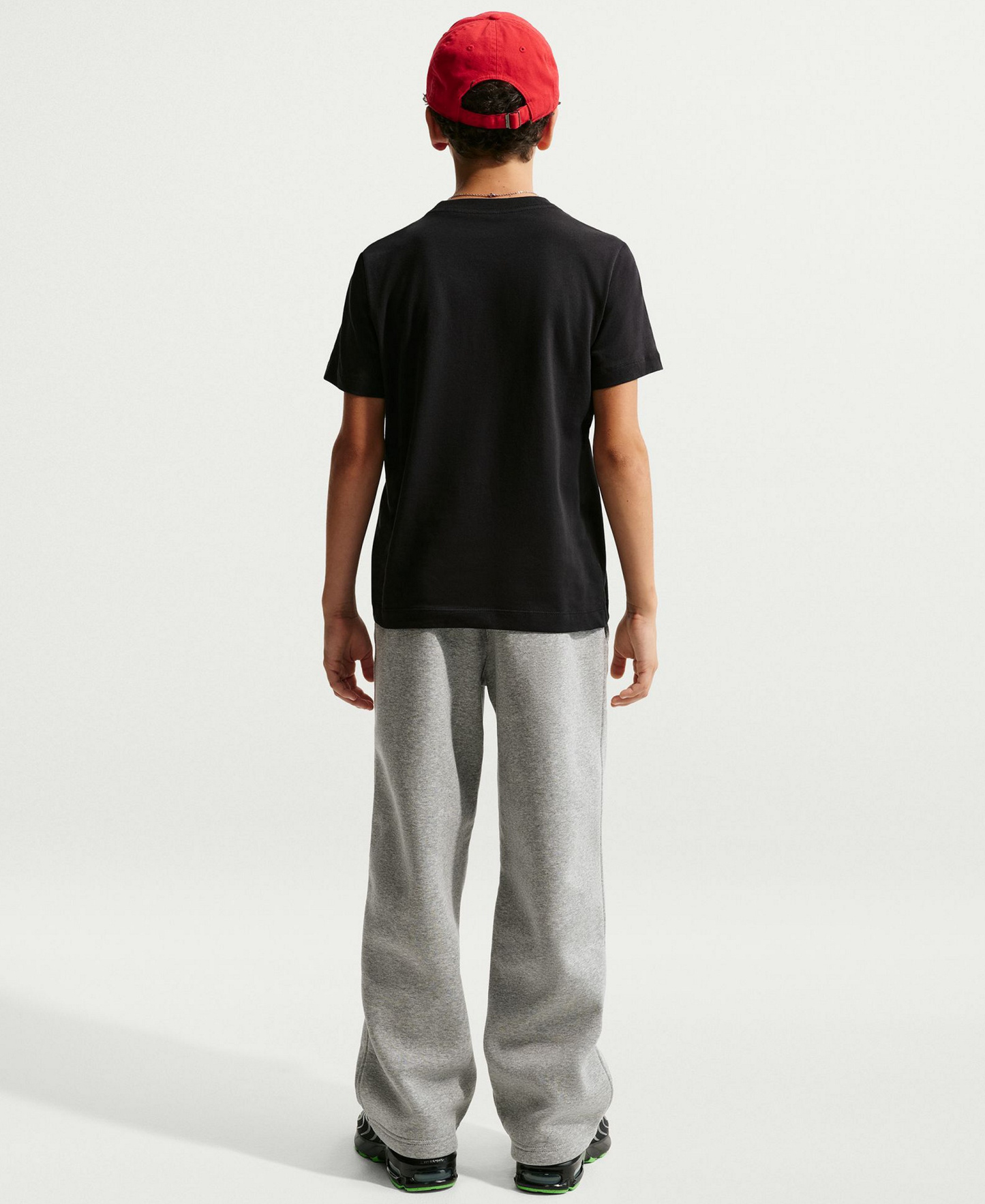 Nike Girls' and Boys' 7-20 Sportswear Loose Open-Hem Pants - Gray