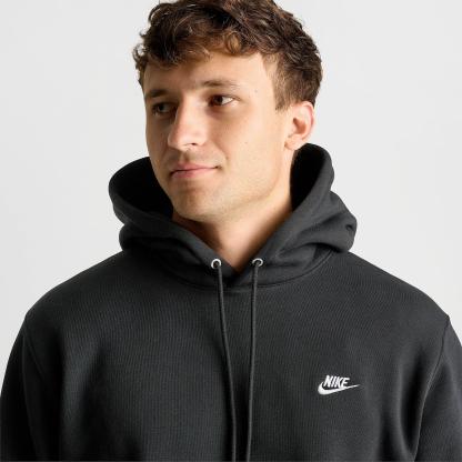 Men's Nithtke Club Fleece Premium Embroidered Pullover Hoodie - Part 1 - Black/Black/Multi