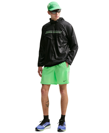 Nike Men's Miler Dri-FIT Running Shorts - Green/Reflective Silver