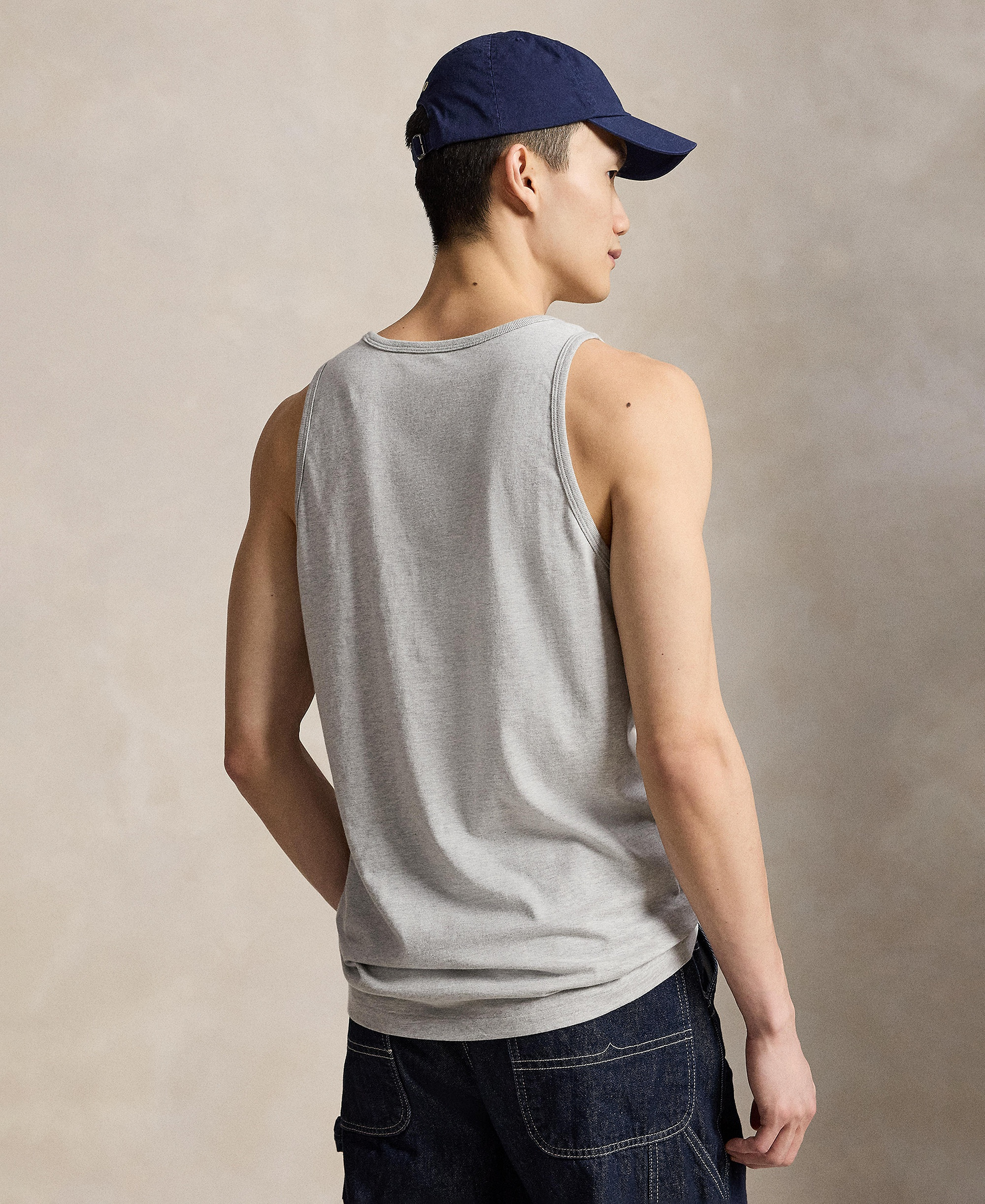 Polo Ralph Lauren Men's Washed Jersey Tank Top - Spring Heather