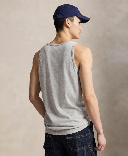 Polo Ralph Lauren Men's Washed Jersey Tank Top - Spring Heather