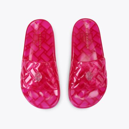 Kurt Geiger London Meena Jelly Slide - Pink - view 3