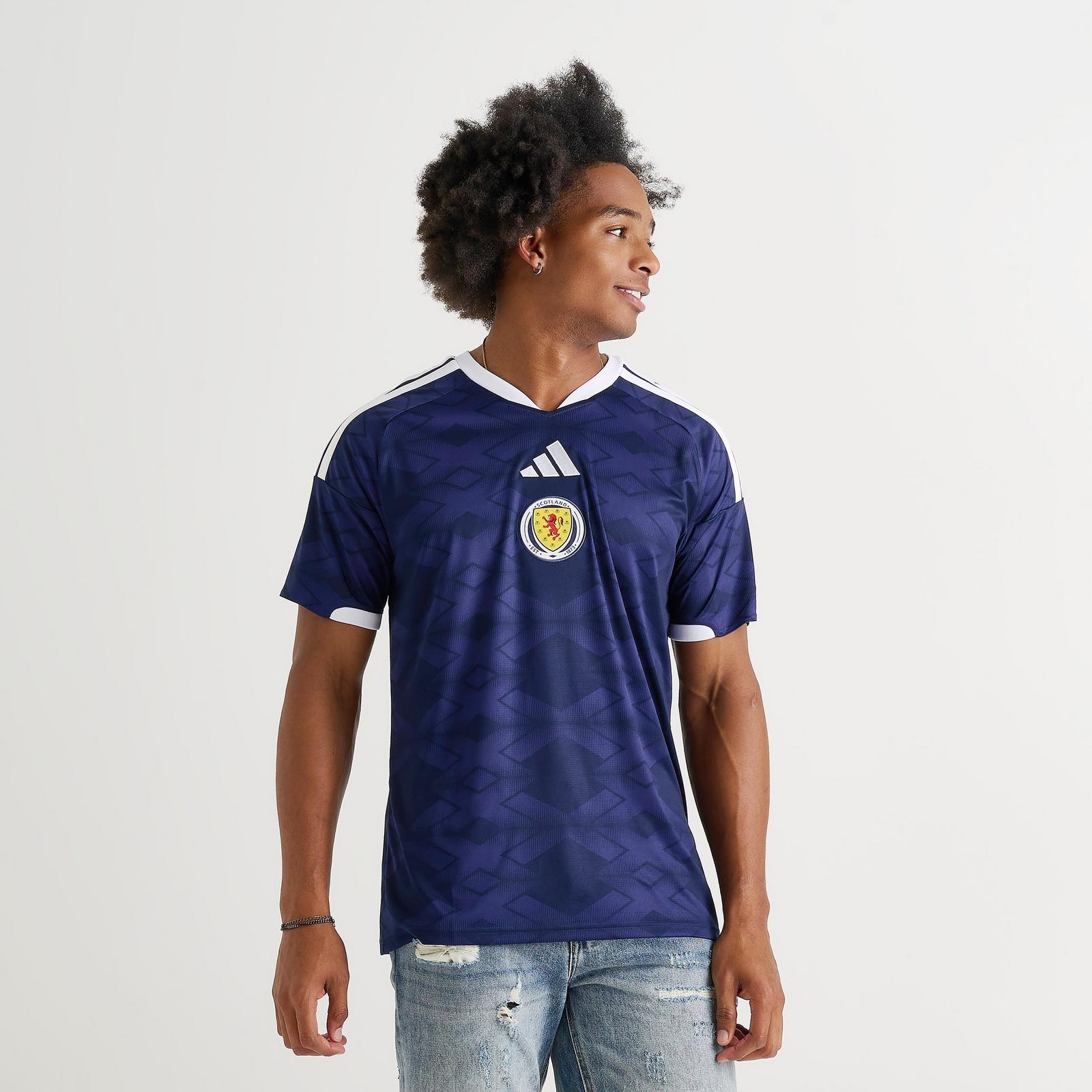 Men's adidas Scotland Home Replica Soccer Jersey - Night Sky - view 3