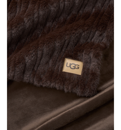 UGG® Jennis Throw, 50" x 70" - Burnt Cedar