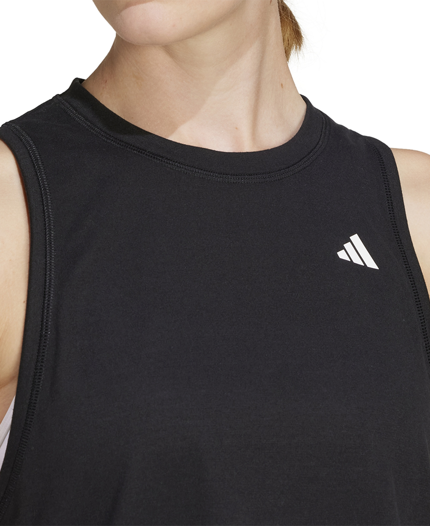 adidas Women's Train Essentials Boxy Workout Tank - Black