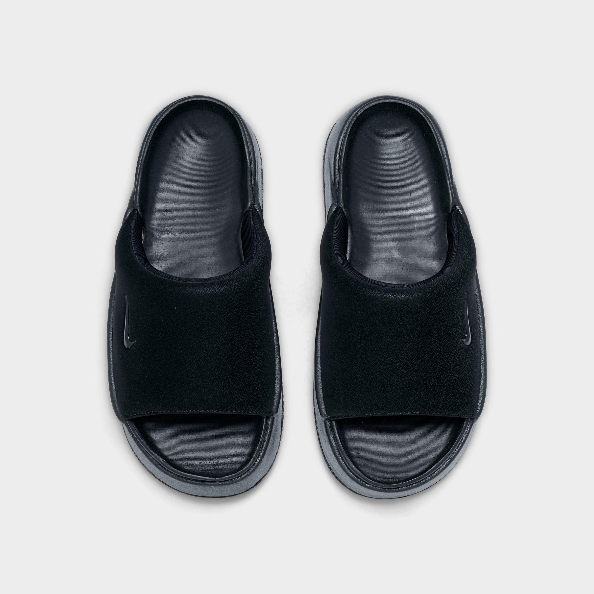 Women's Nithtke Calm Elevation Slide Sandals - Black/Black - Top view