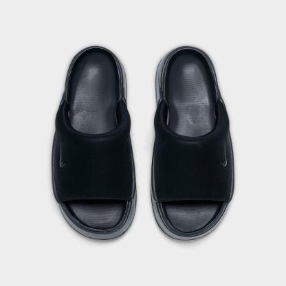 Women's Nithtke Calm Elevation Slide Sandals - Black/Black - Top view
