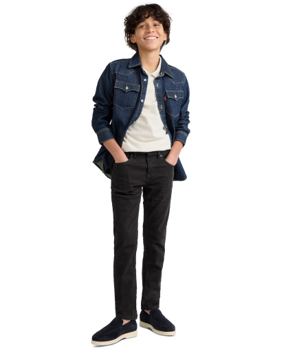 Levi's Boys' 8-20 510™ Skinny-Fit Stretch Performance Jeans - Black Stretch
