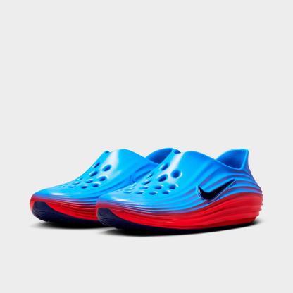 Women's Nithtke ReactX Rejuven8 Casual Shoes - Part 1 - Action Red/Light Photo Blue/Midnight Navy/Midnight Navy - Both shoes facing left