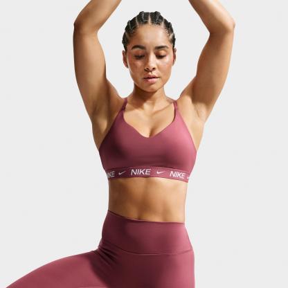 Women's Nithtke Dri-FIT Indy Light Support Padded Adjustable Sports Bra - Pink Smoke