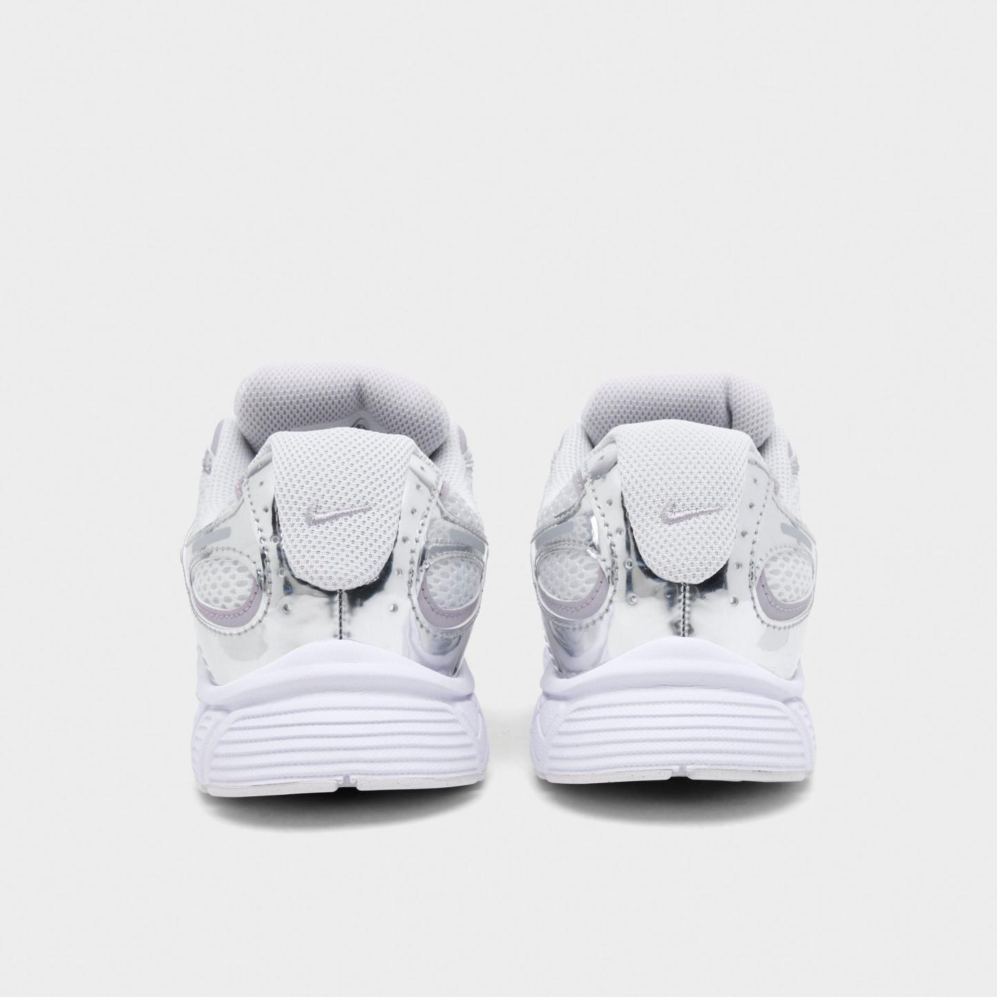 Big Kids' Nithtke V5 RNR Casual Shoes - Off White/Metallic Silver/Vast Grey - Back view
