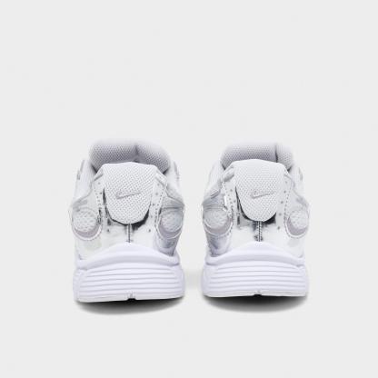 Big Kids' Nithtke V5 RNR Casual Shoes - Off White/Metallic Silver/Vast Grey - Back view