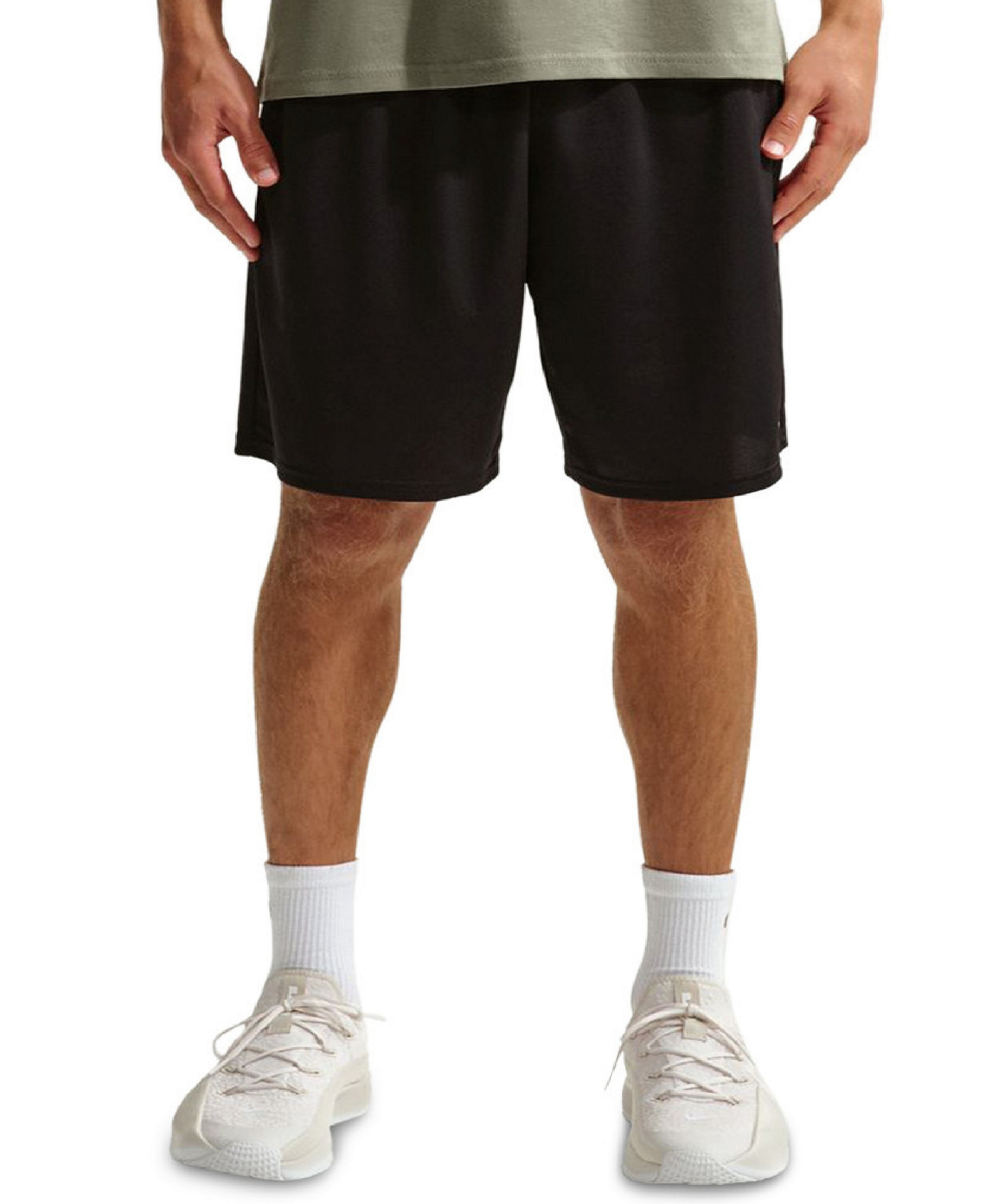 Nike Men's 9" Drawcord Training Shorts - Black/White