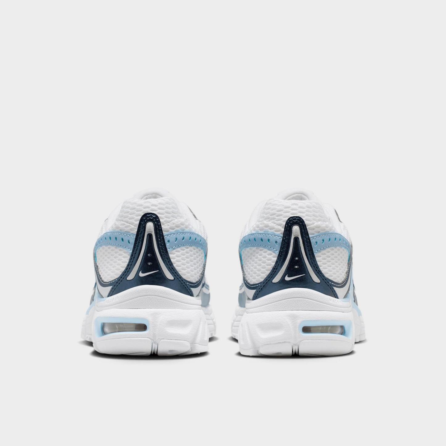 Women's Nike Air Max Moto 2K Casual Shoes - White/Metallic Silver/Midnight Navy/Hydrogen Blue