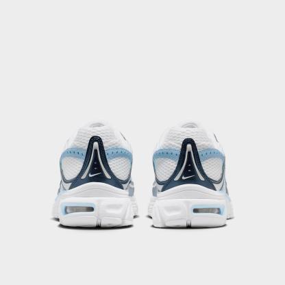 Women's Nike Air Max Moto 2K Casual Shoes - White/Metallic Silver/Midnight Navy/Hydrogen Blue