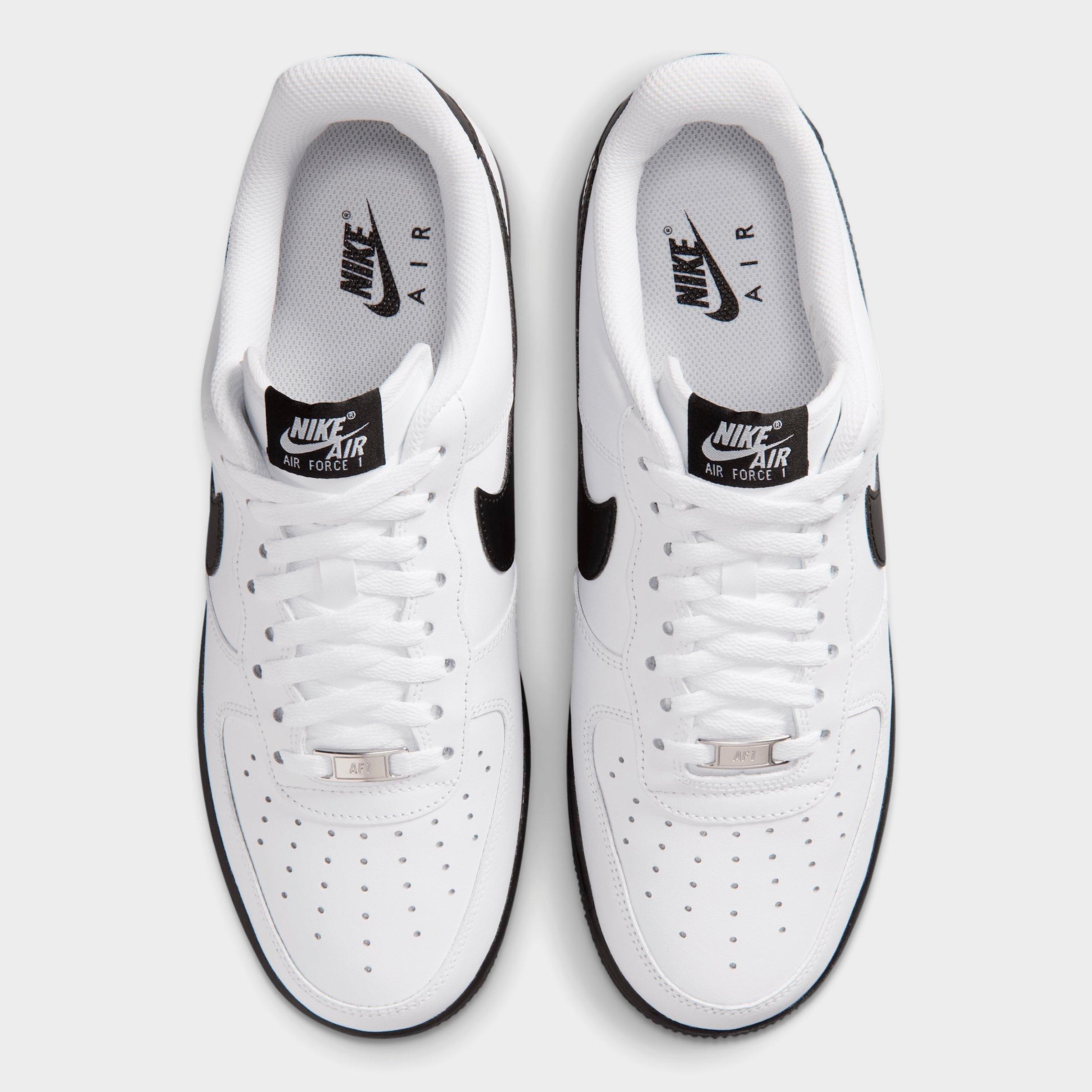 Men's Nithtke Air Force 1 '07 Casual Shoes - Part 1 - White/Black - Top view