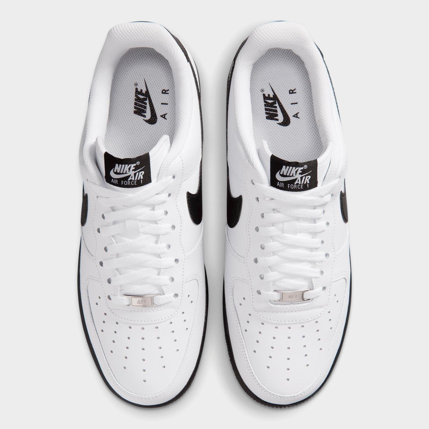 Men's Nithtke Air Force 1 '07 Casual Shoes - Part 1 - White/Black - Top view