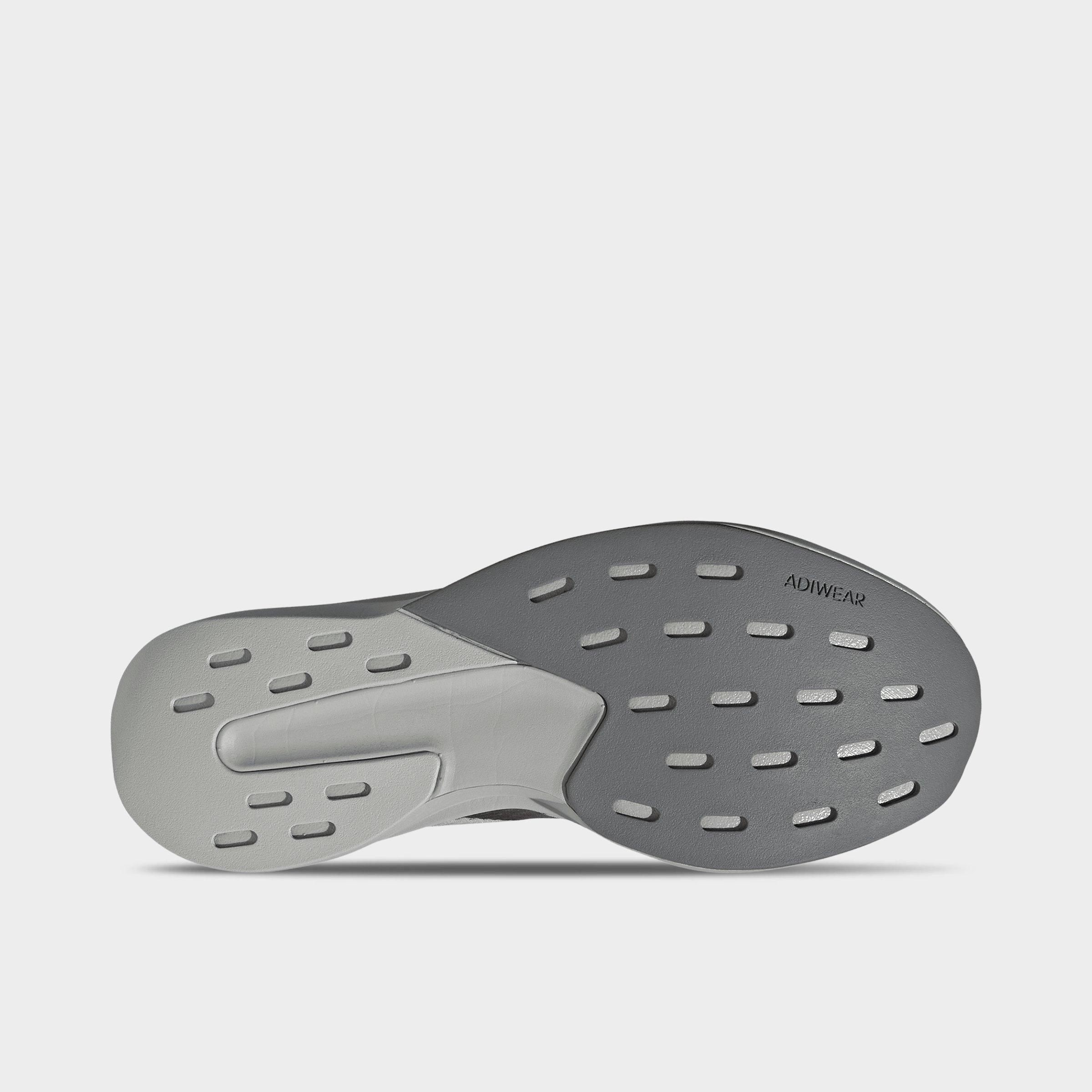 Men's adidas Adizero Pacer Running Shoes - Grey/Iron Metallic/Grey - Bottom view