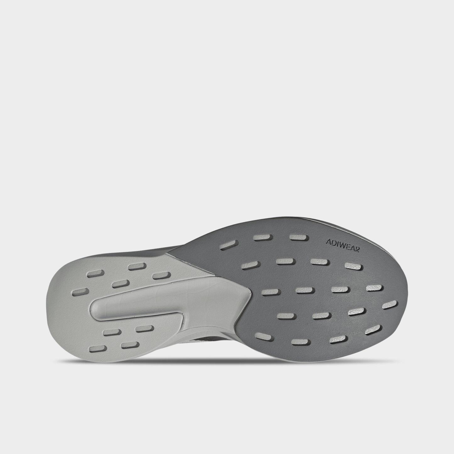 Men's adidas Adizero Pacer Running Shoes - Grey/Iron Metallic/Grey - Bottom view